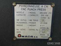 پانچ CNC آمادا فرانسه مدل AMADA ARCADE210