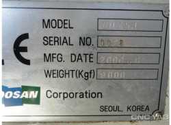 فرز CNC سنترافقی دوسان کره جنوبی 2 پالت 4 محور مدل DOOSAN HM 45H