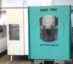 فرز CNC دروازه ای دکل ماهو آلمان 4 محور همزمان خط کش دار مدل DECKEL MAHO DMC 70 V