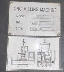 فرز CNC چینی مدل VMC 800