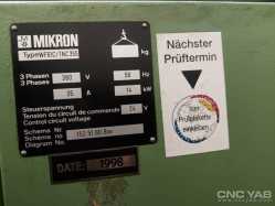 فرز CNC میکرون 4 محور سوئیس مدل MIKRON WF 61 C
