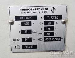 طول تراش CNC تورنس سوئیس 10 محور همزمان مدل TORNOS DECO 20