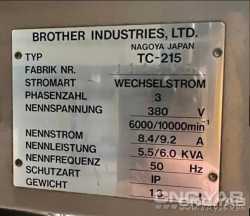 فرز CNC تپینگ ژاپن مدل BROTHER TC - 215
