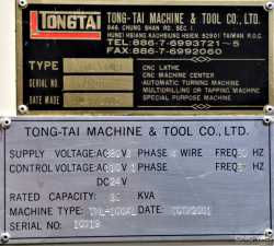 تراش CNC تاپر تایوان مدل TOPPER TONGTAI TNL - 100AL