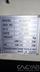 فرز CNC کوایزر تایوان مدلQUASER MV 154P 