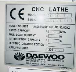 سنگین تراش CNC دوو پوما کره جنوبی مدل DAEWOO PUMA 300